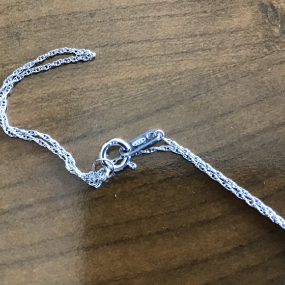 Peoples JWBR Diamond 925 Cushion Shaped Double Halo Frame Pendant/Twisted Chain - Picture 6 of 11